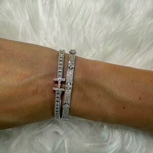 NWT  Silver Bracelet Bundle Set